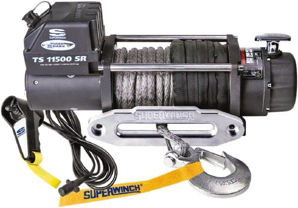 Superwinch - 11,500 Lb Capacity, 80' Cable Length, Automotive Heavy-Duty Recovery Winch - Best Tool & Supply