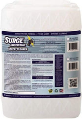 Surge Industrial - 5 Gal Container Carpet Cleaner - Light Citrus Scent, Use on Carpet & Upholstery - Best Tool & Supply