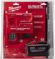 Milwaukee Tool - 18 Volt Lithium-Ion Power Tool Battery - 9 Ahr Capacity, Series M18 XC RED - Best Tool & Supply