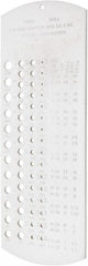 SPI - Drill Gages Minimum Hole Size (Wire): #60 Maximum Hole Size (Wire): #1 - Best Tool & Supply