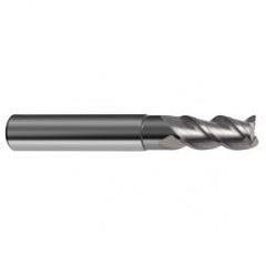 7/16" Dia. - 2-3/4" OAL - 3 FL Variable Helix Bright Carbide End Mill - Best Tool & Supply