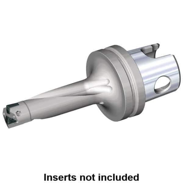 Kennametal - 2-1/4" Max Drill Depth, 3xD, 3/4" Diam, Indexable Insert Drill - KM40 Modular Connection Shank - Best Tool & Supply