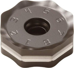 Seco - ONMU090520 ME12 Grade MS2500 Carbide Milling Insert - TiCN/Al2O3 Finish, 0.228" Thick, 0.472" Inscribed Circle - Best Tool & Supply