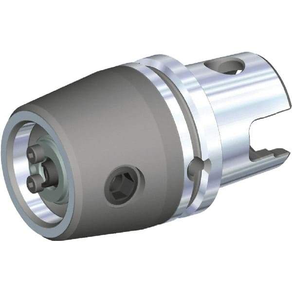 Kennametal - KM63XMZ Outside Modular Connection, KM50 Inside Modular Connection, KM63 to KM50 Reducing Adapter - 65mm Projection, 50mm Nose Diam, Through Coolant - Exact Industrial Supply