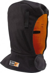 Ergodyne - Black, Underneath Hard Hat Winter Liner - Shoulder Length, 2 Layer - Best Tool & Supply