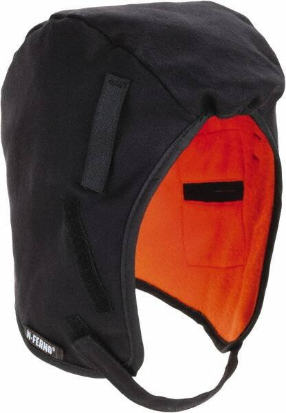 Ergodyne - Black, Underneath Hard Hat Winter Liner - Regular Length, 2 Layer - Best Tool & Supply