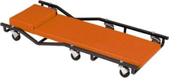 Whiteside - 570 Lb Capacity, 6 Wheel Creeper - Steel, 40" Long x 3-3/4" High x 17" Wide - Best Tool & Supply