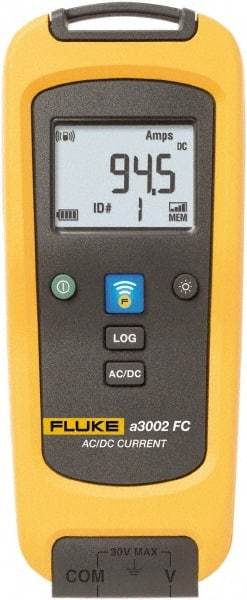 Fluke - FLK-A3002 FC, CAT IV, CAT III, Digital True RMS Wireless Clamp Meter with Clamp On Jaws - 600 AC Amps, 1000 DC Amps, Measures Current - Best Tool & Supply