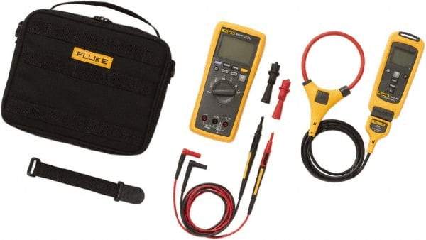 Fluke - 5 Piece, FC Wireless AC Current Clamp Kit - 1,000 Volt Max, LCD Display - Best Tool & Supply