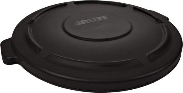 Rubbermaid - Round Lid for Use with 55 Gal Round Trash Cans - Black, For Brute Trash Cans - Best Tool & Supply