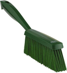 Vikan - 14" OAL, Polyester Staple Set Bench Brush - 2" Bristle Length, 6-3/8" Long Head, Green - Best Tool & Supply