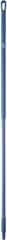 Vikan - 59 x 1-1/4" Fiberglass Squeegee Handle - European Threaded Connection, Blue - Best Tool & Supply