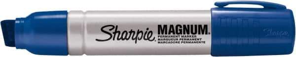 Sharpie - Blue Permanent Marker - Chisel Tip, Alcohol Base Ink - Best Tool & Supply