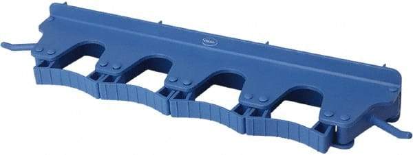 Vikan - 22 Lb Capacity, 3-5/32" Projection, Polypropylene/Rubber Wall Strip Organizer - 15-1/2" OAL - Best Tool & Supply