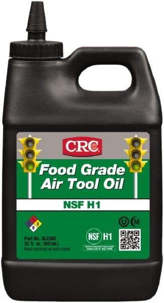 CRC - Bottle, ISO 32, Air Tool Oil - 29.6 Viscosity (cSt) at 40°C - Best Tool & Supply