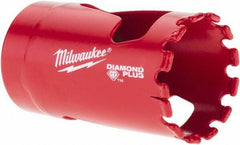 Milwaukee Tool - 1-1/8" Diam, 1-1/2" Cutting Depth, Hole Saw - Diamond Grit Saw, Continuous Edge - Best Tool & Supply