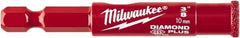 Milwaukee Tool - 3/8" Diam, 1-1/2" Cutting Depth, Hole Saw - Diamond Grit Saw, Continuous Edge - Best Tool & Supply