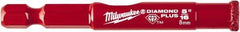 Milwaukee Tool - 5/16" Diam, 1-1/2" Cutting Depth, Hole Saw - Diamond Grit Saw, Continuous Edge - Best Tool & Supply