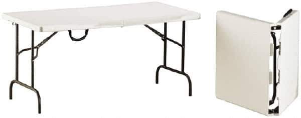 Ability One - 60" Long x 30" Wide x 29" High, Rectangular Folding Table - Platinum - Best Tool & Supply