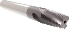 Allied Machine and Engineering - 1/4-18, 3/8-18 NPT, 0.305" Cutting Diam, 4 Flute, Solid Carbide Helical Flute Thread Mill - Internal/External Thread, 5/8" LOC, 3" OAL - Best Tool & Supply