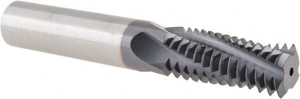 Allied Machine and Engineering - 7/8-9 UN, 0.62" Cutting Diam, 4 Flute, Solid Carbide Helical Flute Thread Mill - Internal/External Thread, 1-3/8" LOC, 4" OAL, 5/8" Shank Diam - Best Tool & Supply