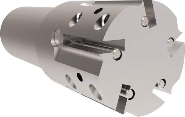 Allied Machine and Engineering - 44.58mm Cut Diam, 32mm Shank Diam, Internal/External Indexable Thread Mill - Multiple Insert Styles, 38.1mm Insert Size, Toolholder Style THP, 114.3mm OAL - Best Tool & Supply