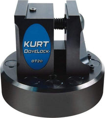 Kurt - 2" Jaw Width, 3-3/4" High x 4.47" Long x 4-15/32" Wide Dovetail Vise - For Use with 4 & 5 Axis Workholding Systems - Best Tool & Supply