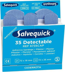 Medique - 2-9/16, 2-13/16" Long x 1-1/2, 3/4" Wide, General Purpose Self-Adhesive Bandage - Woven Fabric Bandage - Best Tool & Supply