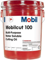 Mobil - Mobilcut, 5 Gal Pail Cutting Fluid - Water Soluble - Best Tool & Supply