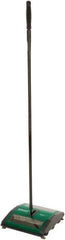 Bissell - 7-1/2" Sweeping Width, Dual Rubber Roter Walk Behind Sweeper - Manual Push - Best Tool & Supply