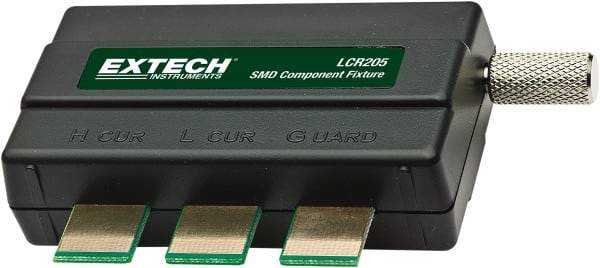 Extech - Black Electrical Test Equipment Component Fixture - Use with LCR200 LCR Meters - Best Tool & Supply