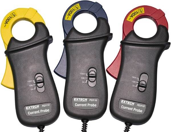 Extech - Electrical Test Equipment Probe - Use with 3-Phase Powers & Harmonics Analyzers - Best Tool & Supply