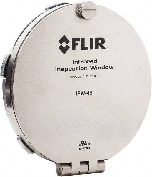 FLIR - 95mm (3.74\x94) Diam, Infrared Viewing Window - 2mm (0.08") Thickness, Use with Thermal Imagers - Best Tool & Supply