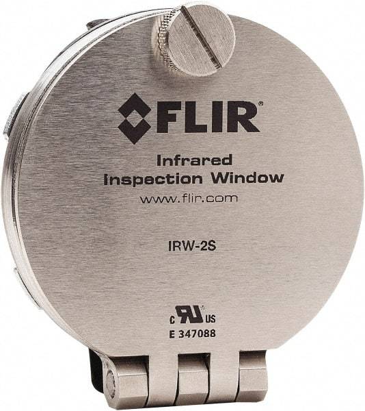 FLIR - 50mm (1.97\x94) Diam, Infrared Viewing Window - 2mm (0.08") Thickness, Use with Thermal Imagers - Best Tool & Supply