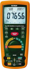 Extech - Digital LCD Display, 4,000 Megohm Electrical Insulation Resistance Tester & Megohmmeter - 1,000 VAC/VDC Max Test Voltage, Powered by 1.5V AA Battery - Best Tool & Supply