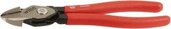 Wiha - 8" OAL, 0.138" Capacity, Cutting Pliers - Soft Grip Handle - Best Tool & Supply