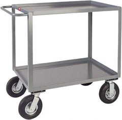 Jamco - 1,200 Lb Capacity, 30" Wide x 48" Long x 39" High Heavy Duty Service Cart - 2 Shelf, Steel - Best Tool & Supply