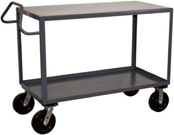 Jamco - 4,800 Lb Capacity, 30" Wide x 60" Long x 38" High Heavy Duty Service Cart - 2 Shelf, Steel - Best Tool & Supply