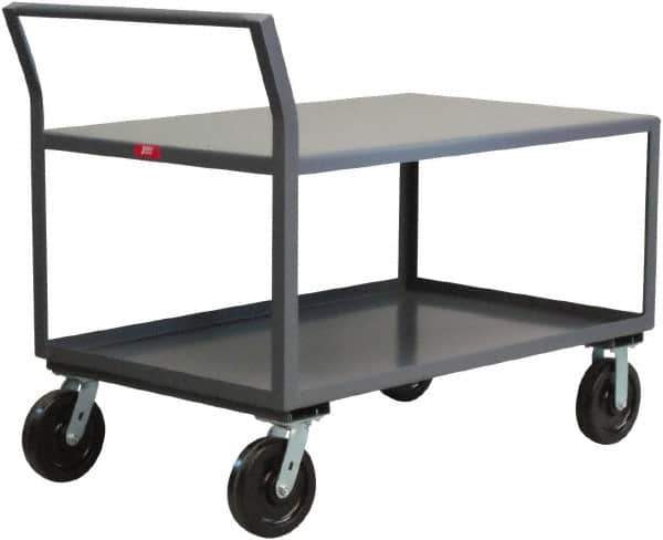 Jamco - 4,800 Lb Capacity, 36" Wide x 48" Long x 30" High Heavy Duty Service Cart - 2 Shelf, Steel - Best Tool & Supply