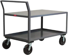 Jamco - 4,800 Lb Capacity, 24" Wide x 30" Long x 30" High Heavy Duty Service Cart - 2 Shelf, Steel - Best Tool & Supply