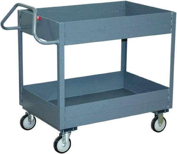 Jamco - 1,200 Lb Capacity, 36" Wide x 24" Long x 39" High Service Cart - 2 Shelf, Steel - Best Tool & Supply