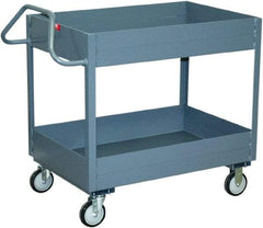 Jamco - 1,200 Lb Capacity, 18" Wide x 36" Long x 35" High Heavy Duty Service Cart - 2 Shelf, Steel - Best Tool & Supply