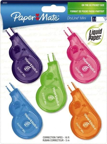 Paper Mate Liquid Paper - 5mm x 5 m Correction Tape - Best Tool & Supply