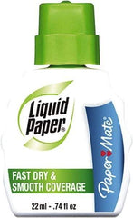 Paper Mate Liquid Paper - Correction Fluids Foam Applicator - 22 ml - Best Tool & Supply