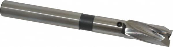 Cleveland - 19/32" Diam, 1/2" Shank, Diam, 3 Flutes, Straight Shank, Interchangeable Pilot Counterbore - Best Tool & Supply