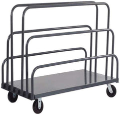 Durham - 2,000 Lb Capacity Cold-Rolled Steel Platform Truck - Cold-Rolled Steel Deck, 24" OAW - Best Tool & Supply