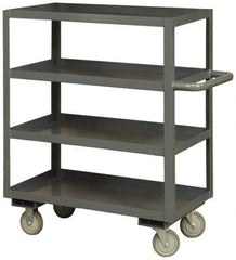 Durham - 3,000 Lb Capacity, 30" Wide x 60" Long x 60" High Heavy Duty Service Cart - 4 Shelf, Steel - Best Tool & Supply