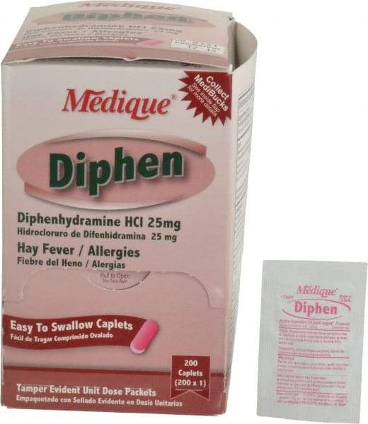 Medique - Diphen Tablets - Cold & Allergy Relief - Best Tool & Supply