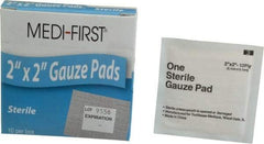 Medique - 2" Long x 2" Wide, General Purpose Pad - Gauze Bandage, Sterile - Best Tool & Supply