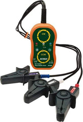 Extech - 3 Phase, 75 to 1,000 VAC, 45 to 65 Hz, 14 to 122°F, LED Display Phase Rotation Tester - AA, Includes (4) AA Batteries, Pouch Case, Test Leads with Large Color-Coded Alligator Clips, CAT III 600 V, CE, EN 61010-1 - Best Tool & Supply